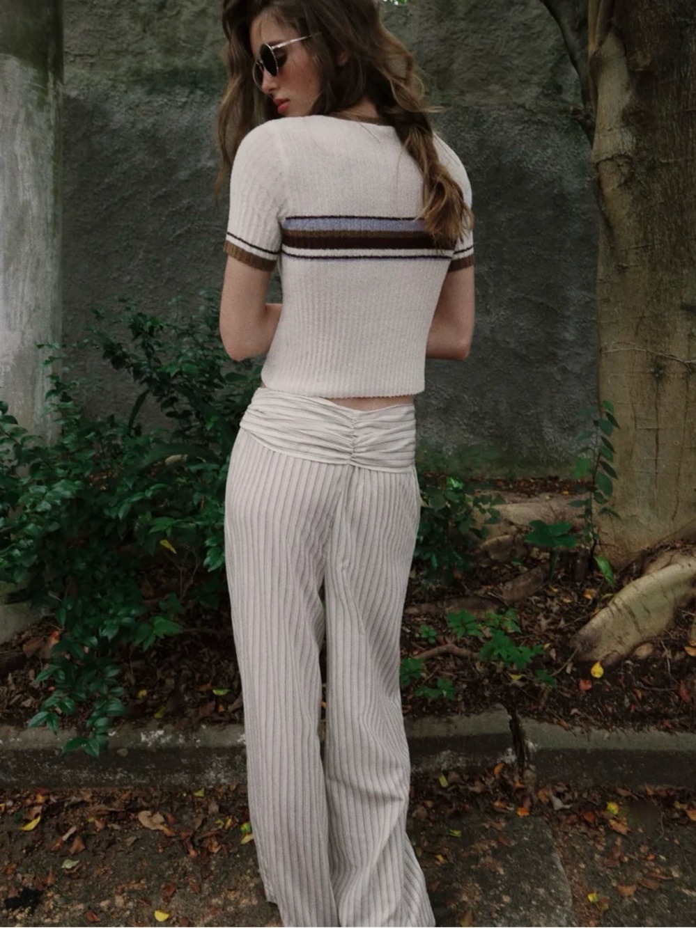 NWT ZARA RUSTIC STRIPED TOP - Picture 4 of 8